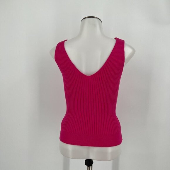 La Miel Pink V-Neck Tank Top - Picture 2 of 3
